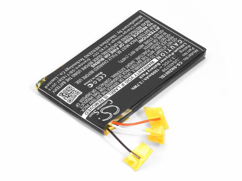 

Аккумулятор для mp3 плеера Sony NWZ-ZX1 (US453759), US453759