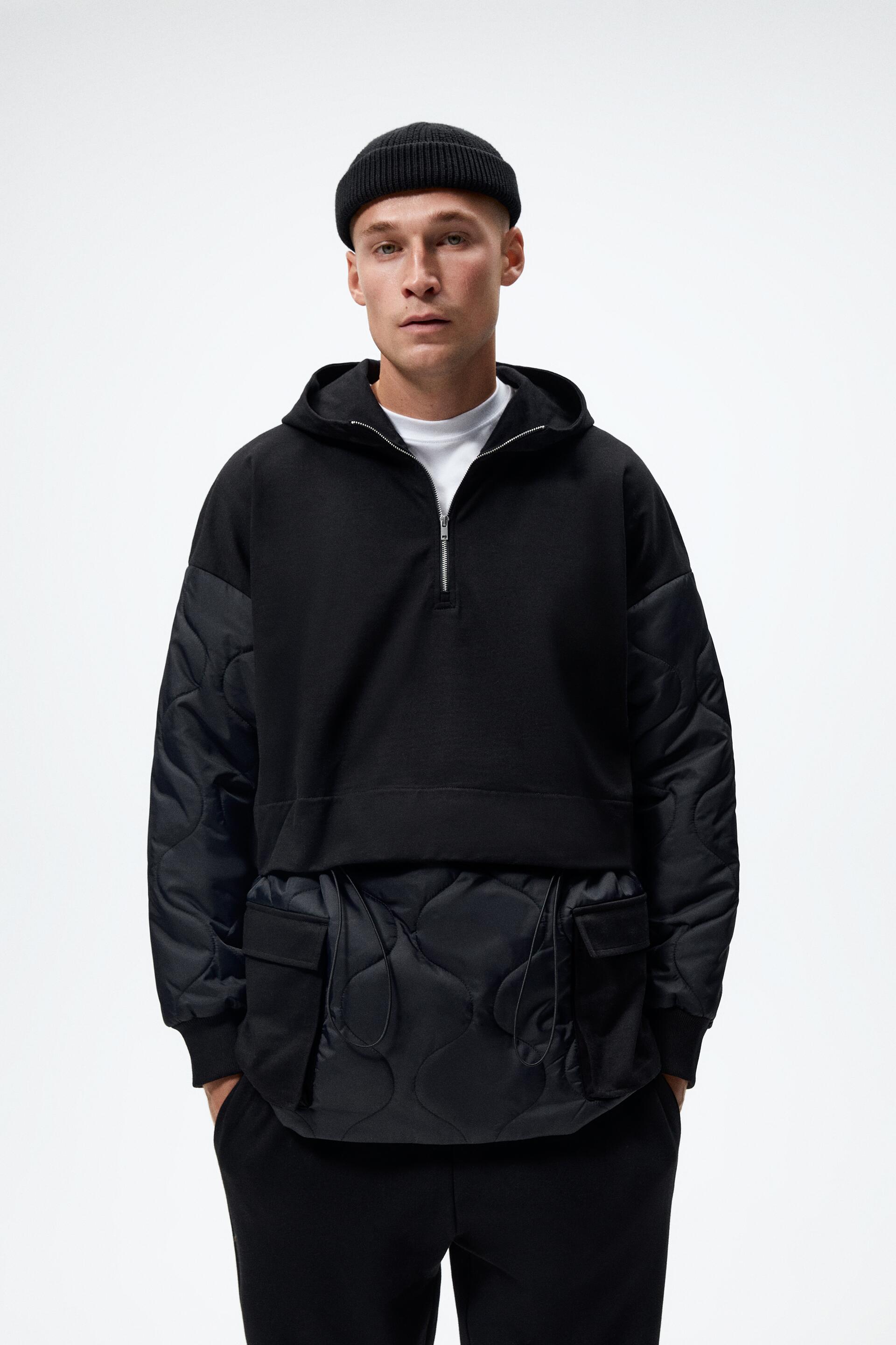 

Толстовка мужская ZARA 00526331 черная S/M (доставка из-за рубежа), 00526331