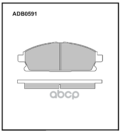 

Колодки передние acura mdx/nissan pathfinder r50/x-trail t30 allied nippon adb 0591