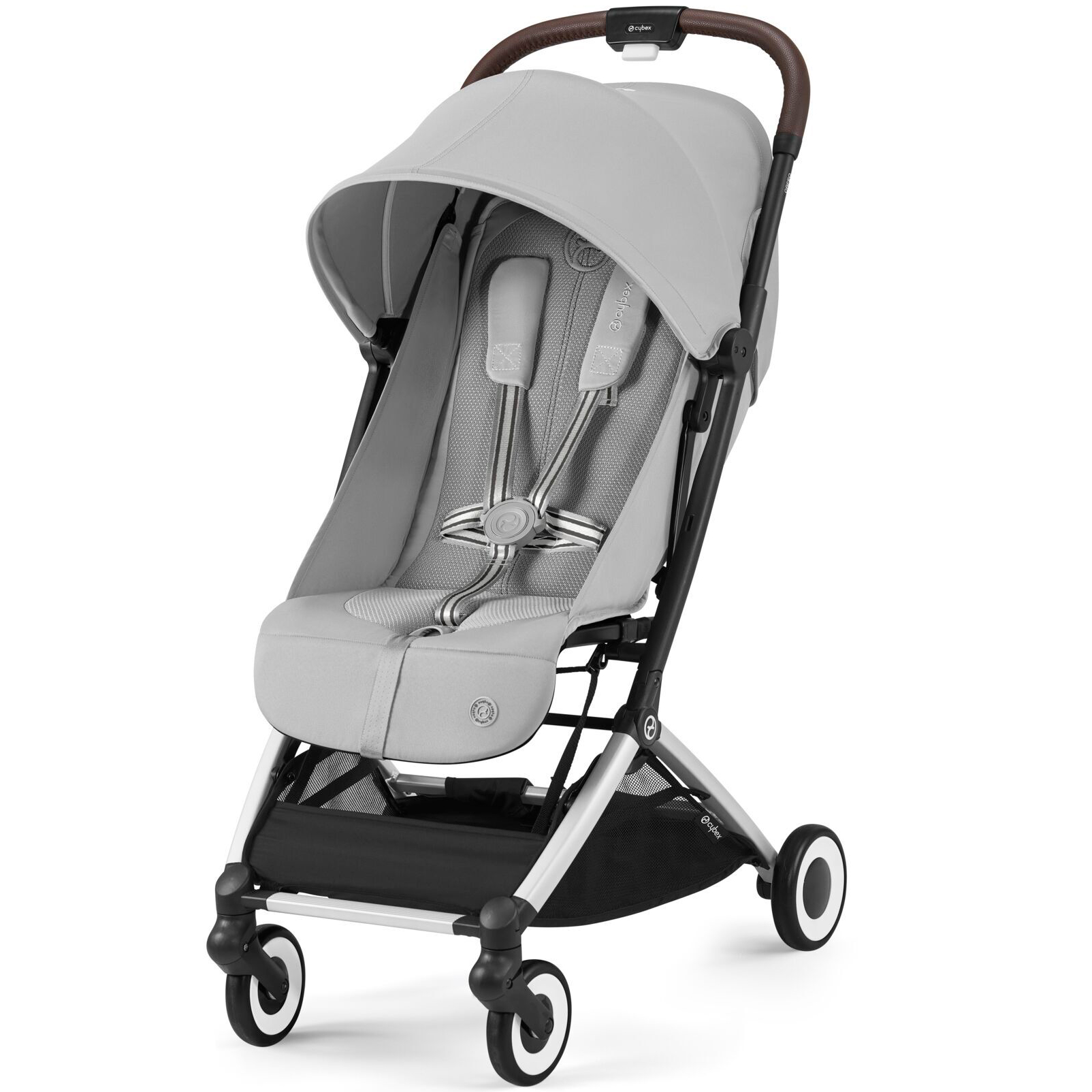 

Прогулочная коляска Cybex Orfeo Fog Grey с дождевиком и бампером, Orfeo