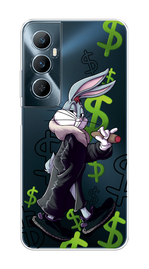 

Чехол на Realme C65 "Rich Bugs Bunny", Зеленый;черный;голубой, 2516750-1