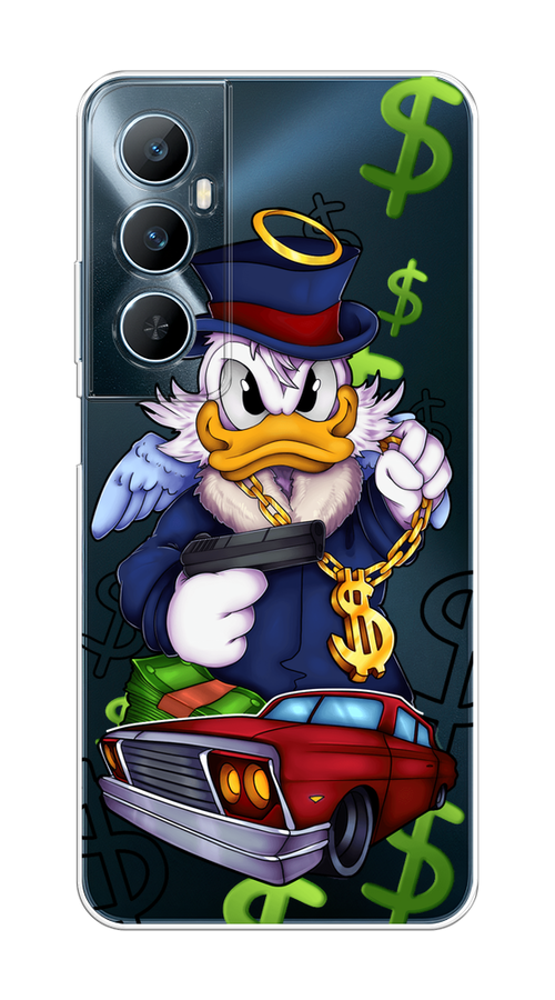 

Чехол на Realme C65 "Scrooge McDuck with a Gold Chain", Красный;синий;белый, 2516750-1