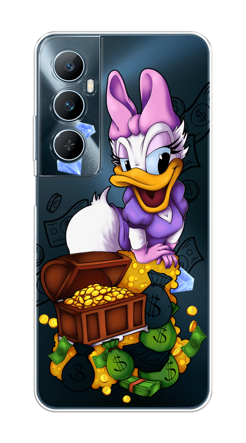 

Чехол на Realme C65 "Rich Daisy Duck", Коричневый;белый;фиолетовый, 2516750-1