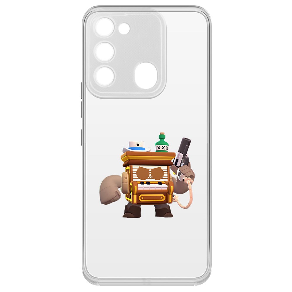 

Чехол-накладка Brawl Stars-8-бит из салуна для Tecno Spark Go 2022