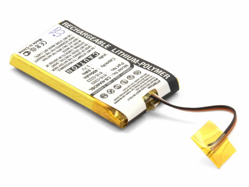 

Аккумулятор для Apple iPod Nano 1G (616-0223, 616-0224), 616-0223, 616-0224, CS-NANOSL