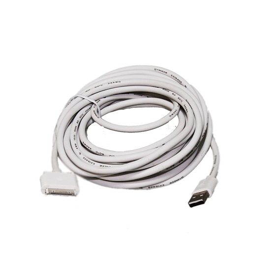 Кабель 30-pin Apple-USB Promise Mobile 5 м белый