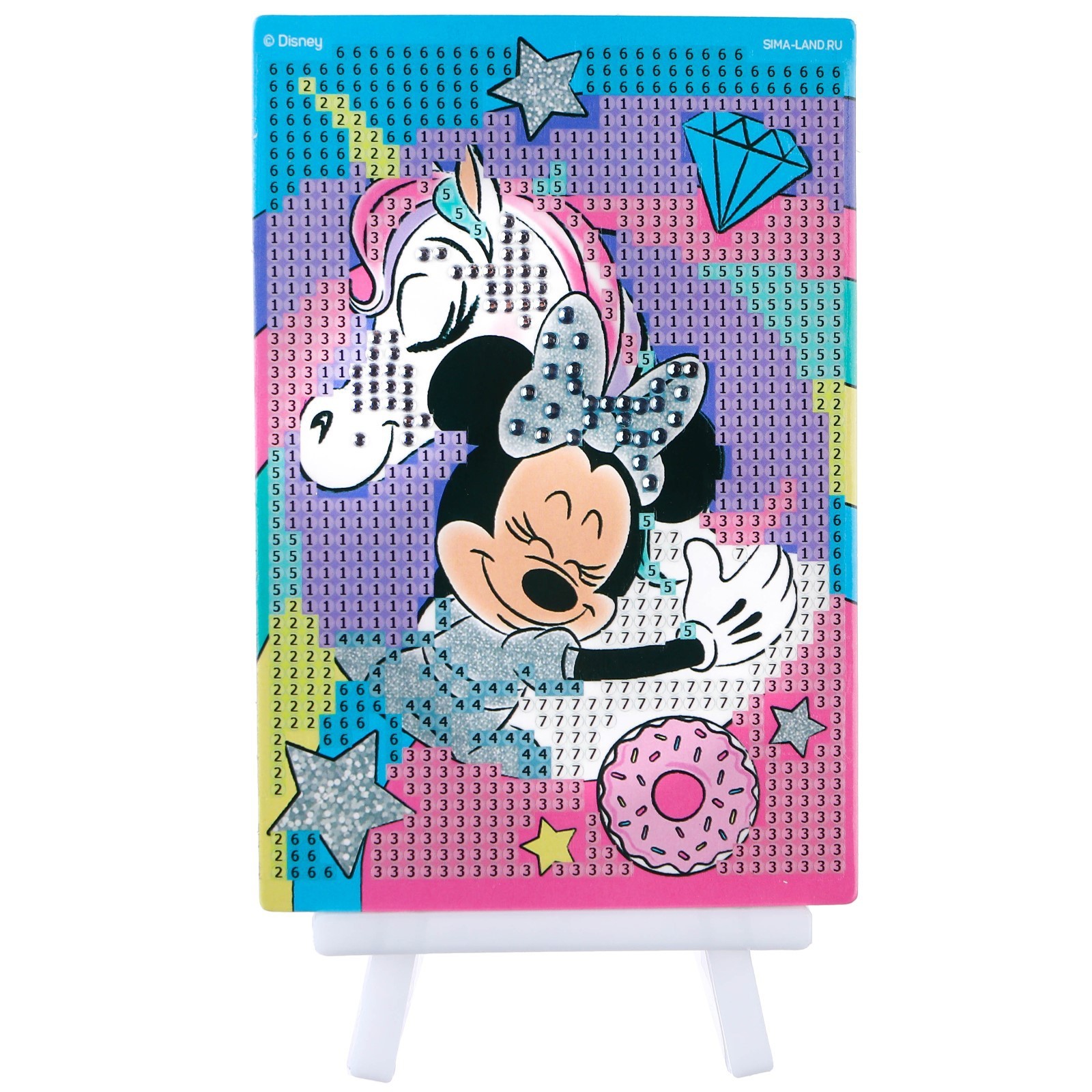 

Алмазная мозаика Disney Минни и единорог, 10х16 см, Минни и единорог