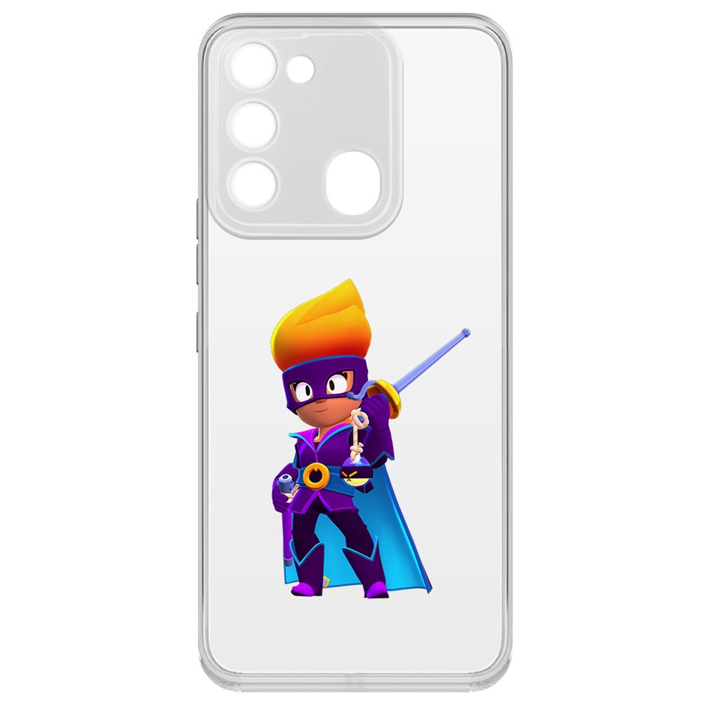 

Чехол-накладка Brawl Stars-Амбер де Ла Вега для Tecno Spark 8C