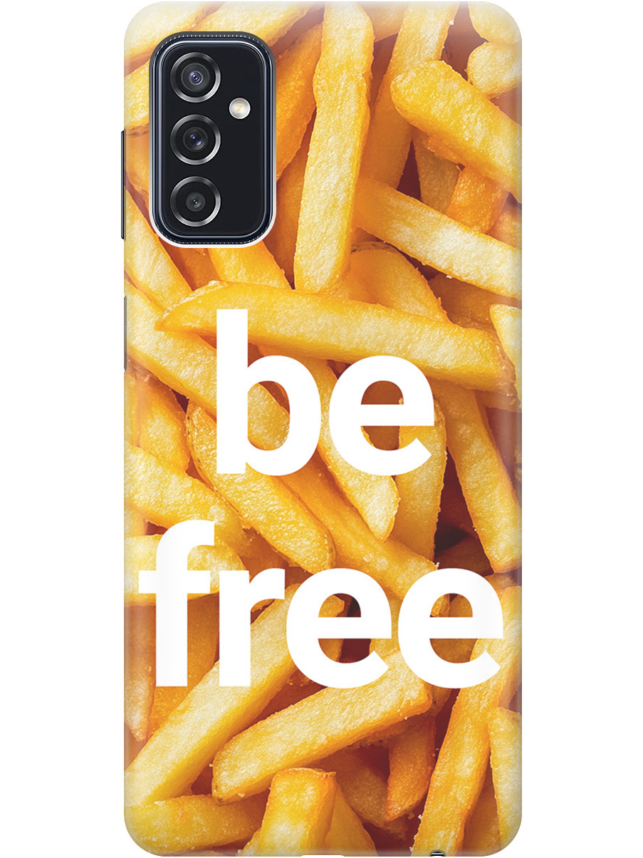 

Силиконовый чехол на Samsung Galaxy M52 5G с принтом "Be Free", Прозрачный;белый;желтый, 734082161