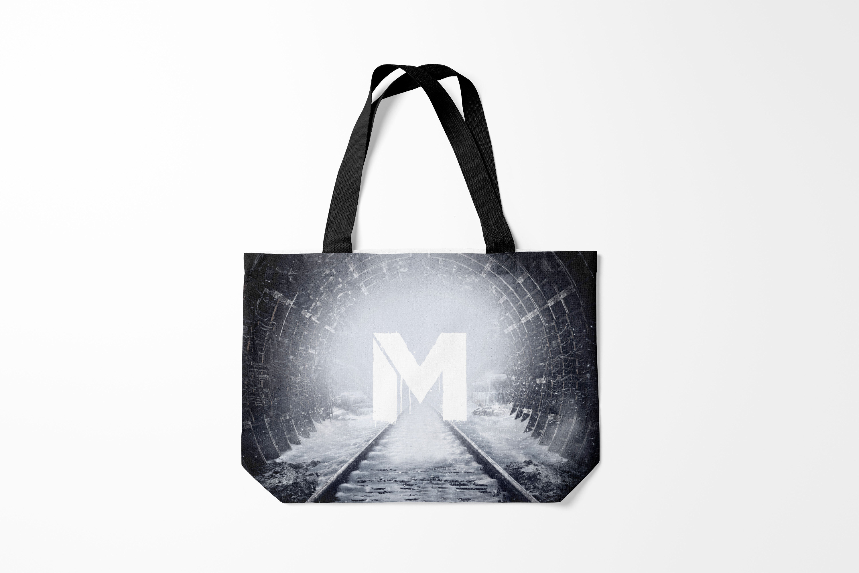 

Сумка шoппер унисекс Burnettie Metro, черный; желтый, Metro