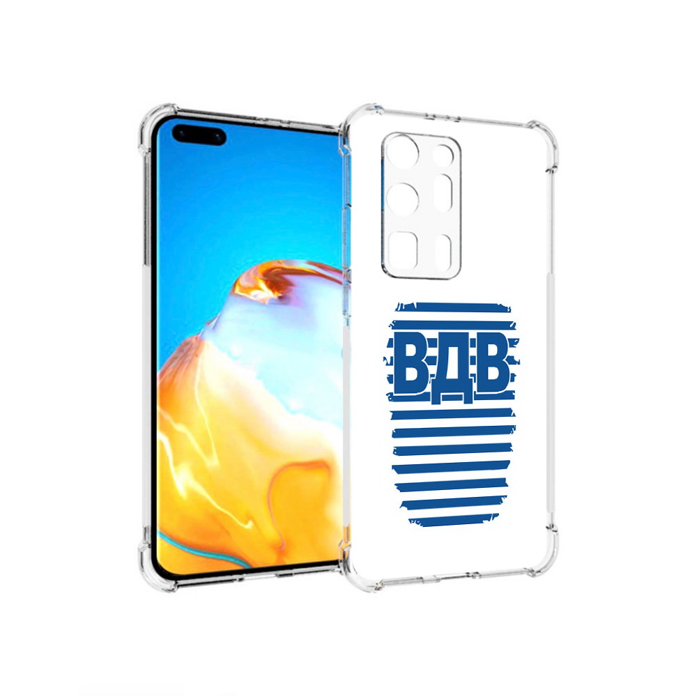 

Чехол MyPads Tocco для Huawei P40 Pro+ вдв2, Прозрачный, Tocco
