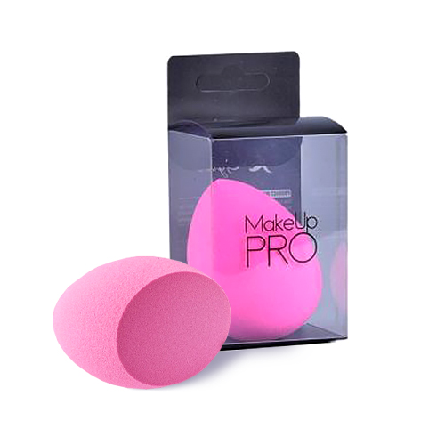 Спонж для макияжа MakeUpPro каплевидный спонж амфора сияй увеличивается при намокании розовый