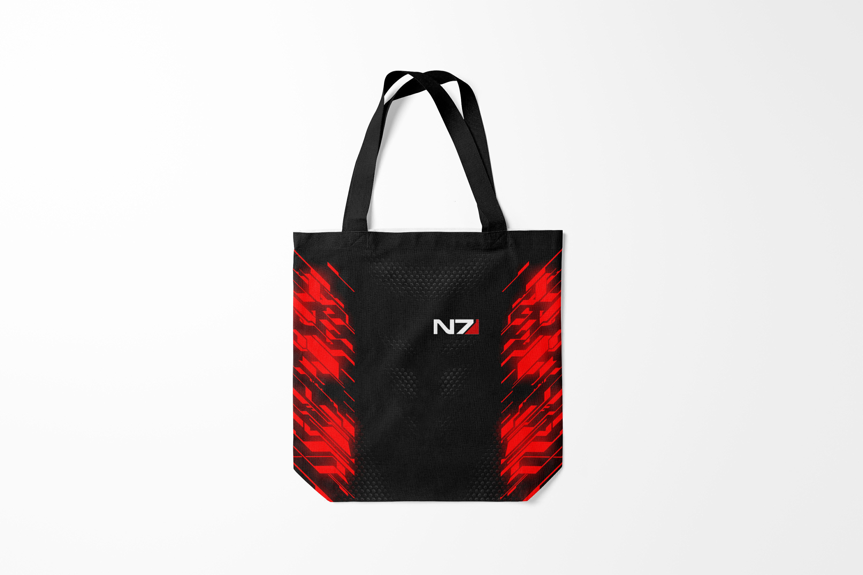 

Сумка шoппер унисекс Burnettie Mass Effect N7 СТАЛЬНАЯ БРОНЯ, красный; черный, Mass Effect N7 СТАЛЬНАЯ БРОНЯ