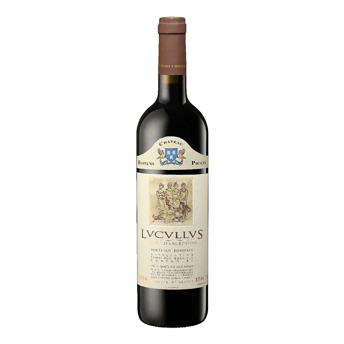 

Вино Chateau Lucullus Cuvee d'Exception Sainte-Foy Bordeaux AOС красное сухое 15% 0,75 л