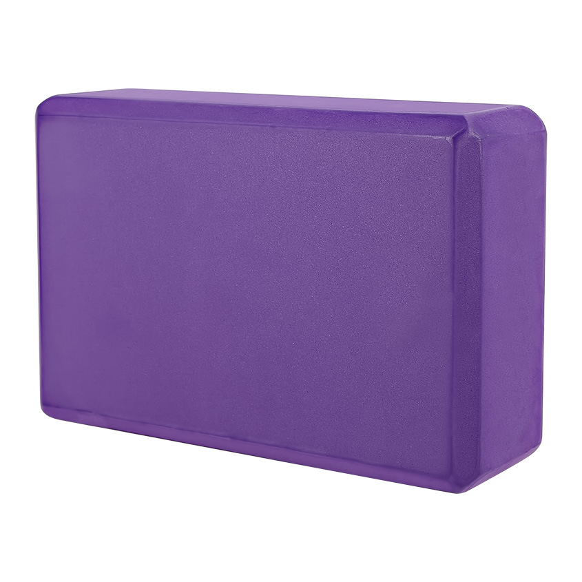 Блок для йоги Lady Pink 19219 23,7x16x9 см, фиолетовый