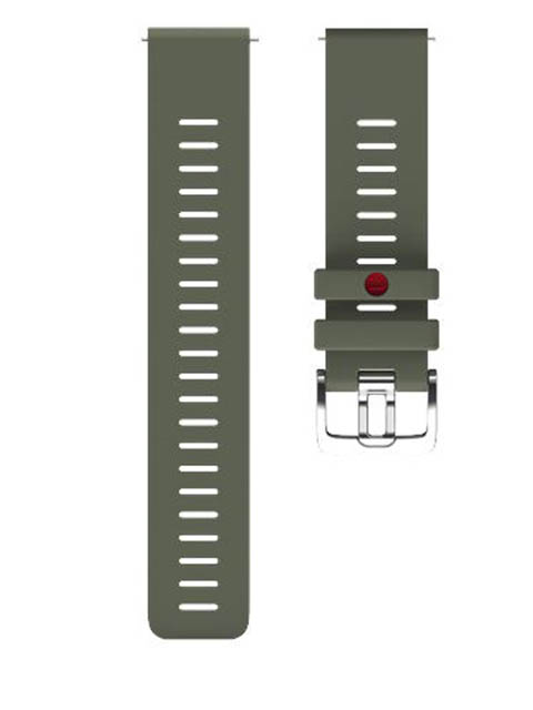 

Ремешок для Polar Wrist Band Grit 22mm M-L Silicone Geen 91082601, Grit