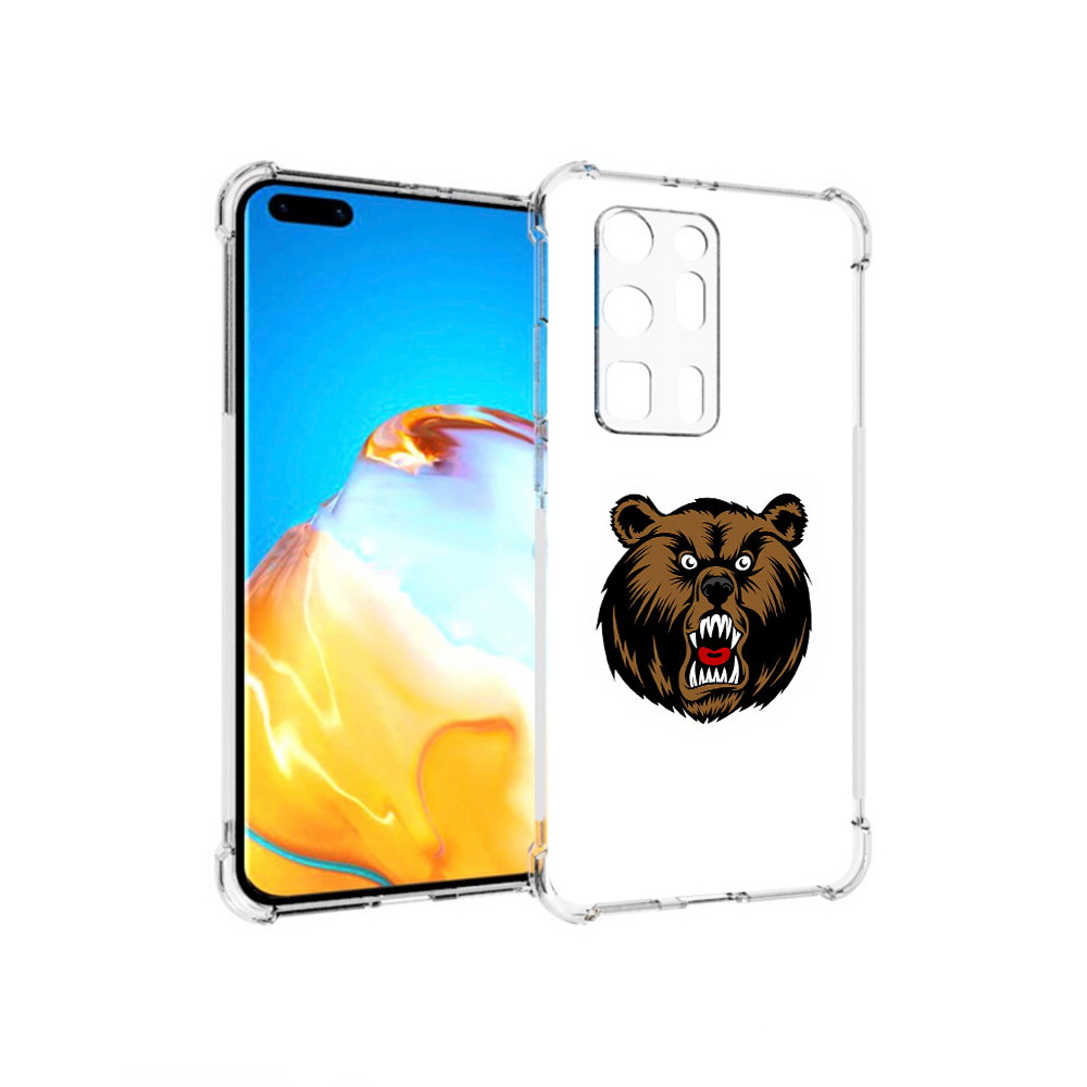 

Чехол MyPads Tocco для Huawei P40 Pro+ бурый, Прозрачный, Tocco