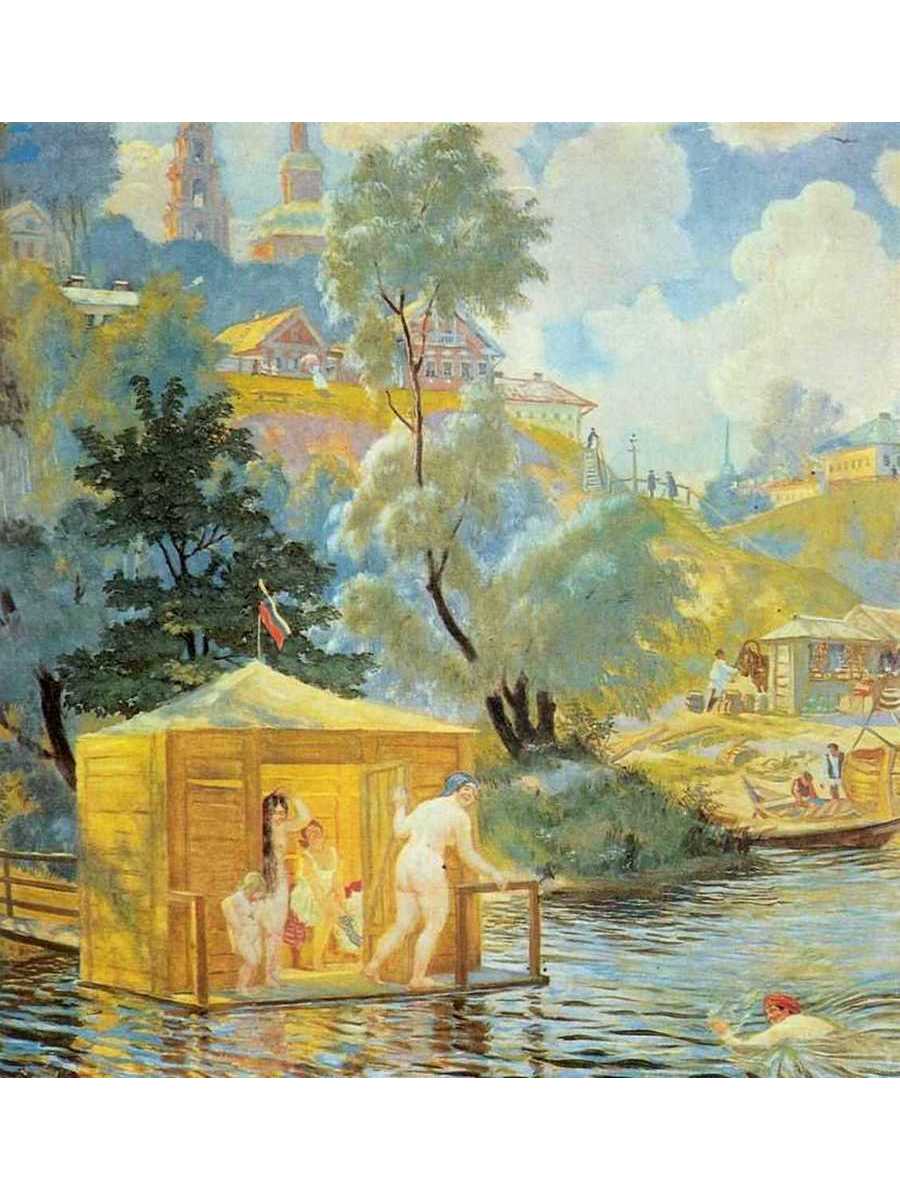 

Постер DRABS A2 Кустодиев Борис Михайлович Купанье