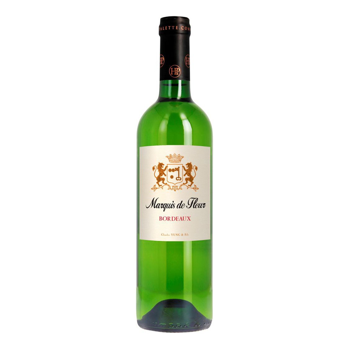 

Вино Les Hauts de Palette Sarl Marquis de Fleur Bordeaux белое сухое 13% 0,75 л Франция
