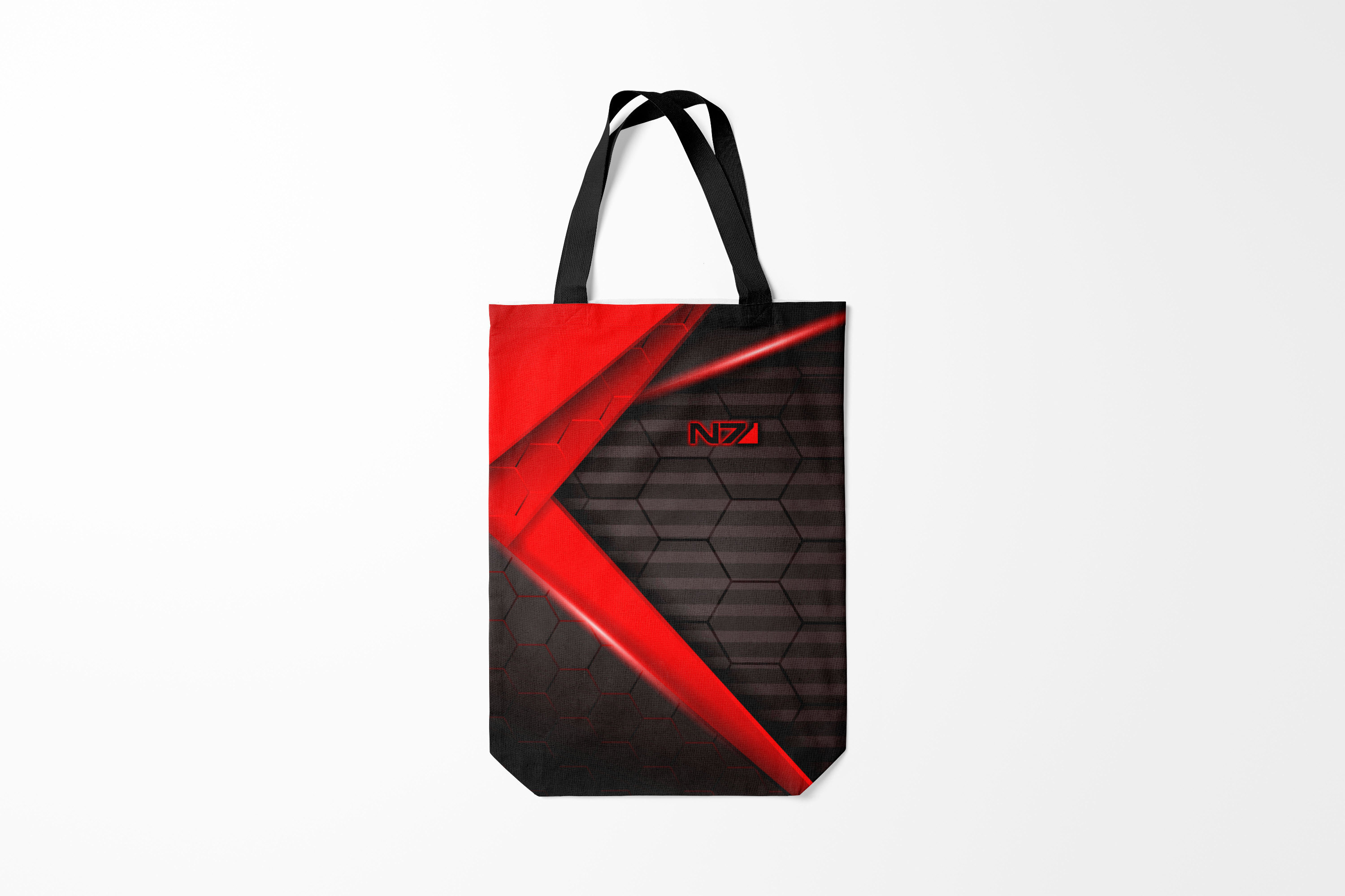 

Сумка шoппер унисекс Burnettie Mass Effect N7, черный, Mass Effect N7