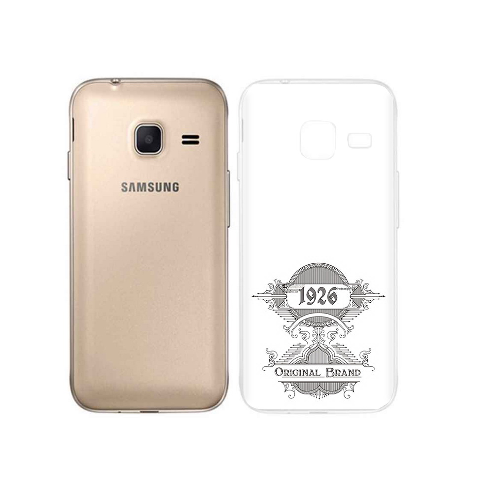 

Чехол MyPads Tocco для Samsung Galaxy J1 mini логотип черно белый (PT24300.564.446), Tocco
