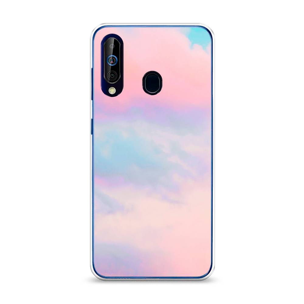 фото Силиконовый чехол "розовые облака" на samsung galaxy a60 awog