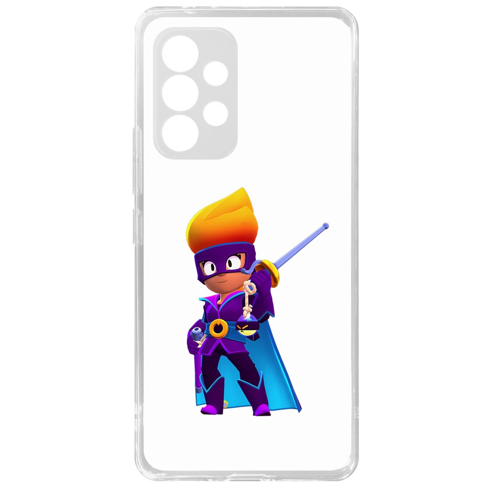 

Чехол-накладка Brawl Stars-Амбер де Ла Вега для Samsung Galaxy A53 (A536), Прозрачный