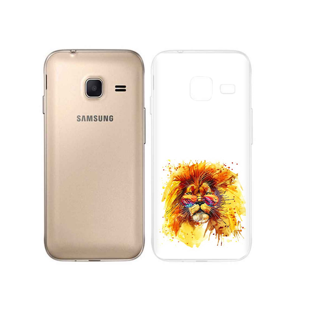 

Чехол MyPads Tocco для Samsung Galaxy J1 mini лев в очках (PT24300.564.436), Tocco