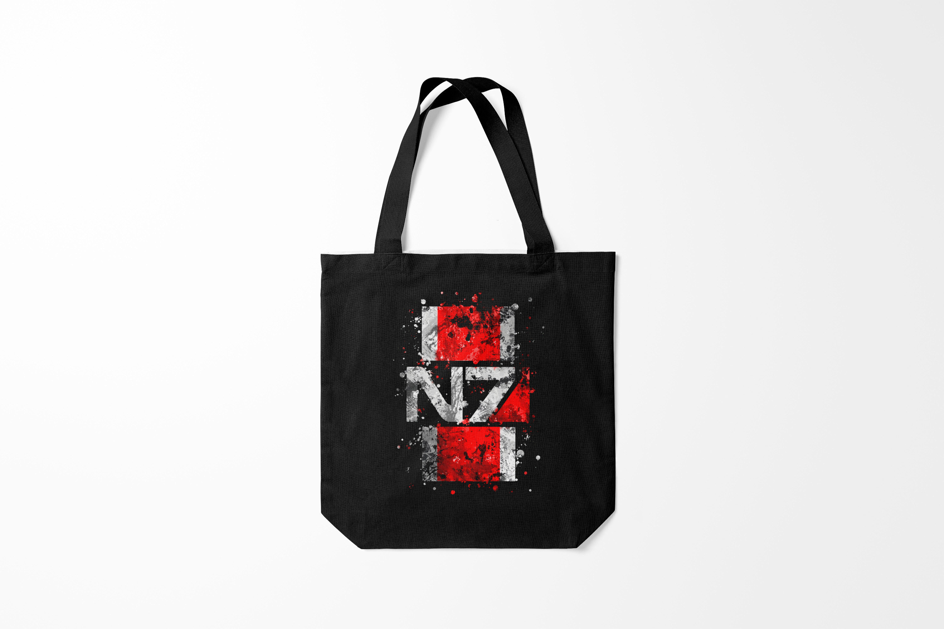 

Сумка шoппер унисекс Burnettie Mass Effect N7, черный, Mass Effect N7