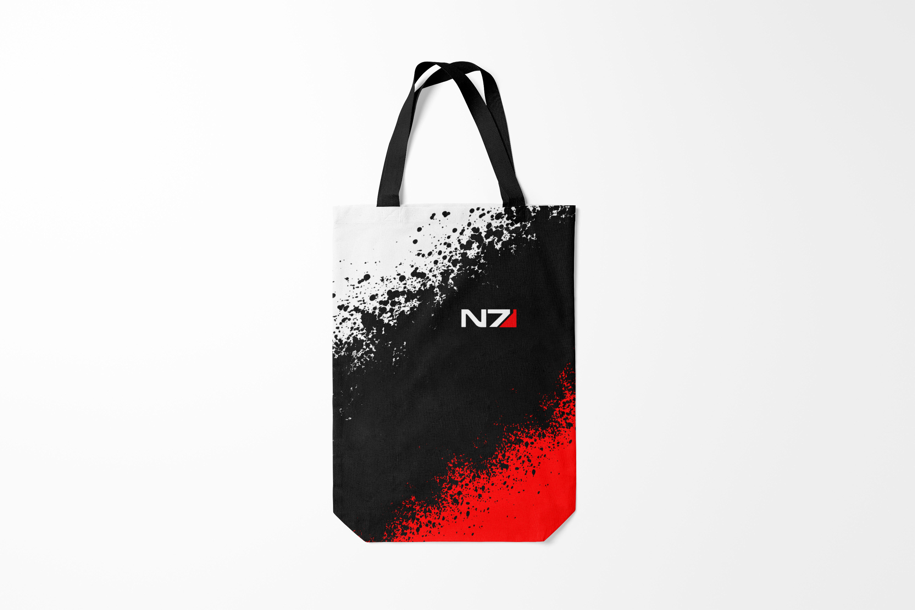 

Сумка шoппер унисекс Burnettie Mass Effect N7, черный, Mass Effect N7