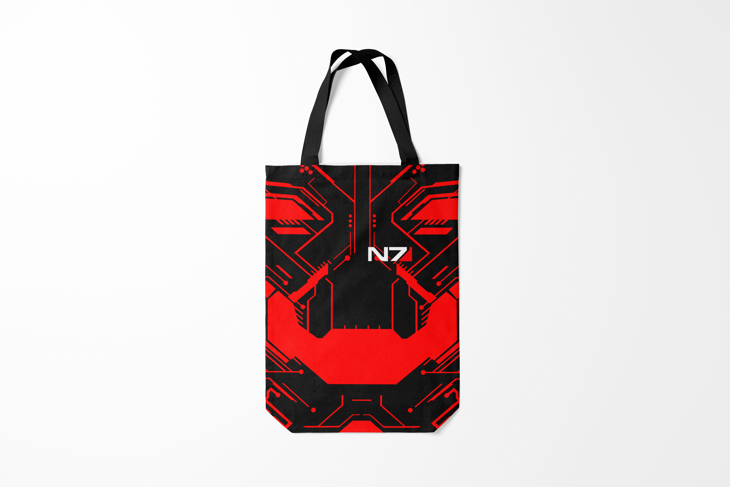

Сумка шoппер унисекс Burnettie Mass Effect N7, черный, Mass Effect N7