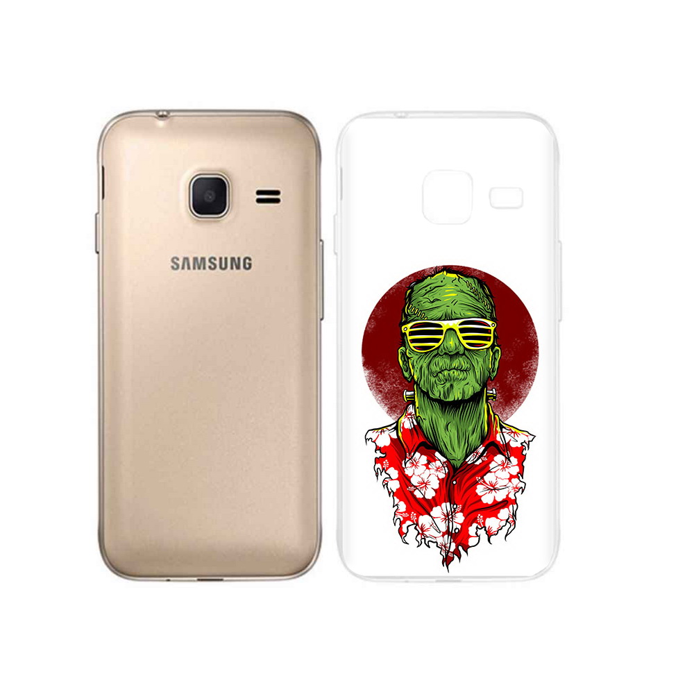

Чехол MyPads Tocco для Samsung Galaxy J1 mini крутой зеленый мужчина в очках, Tocco