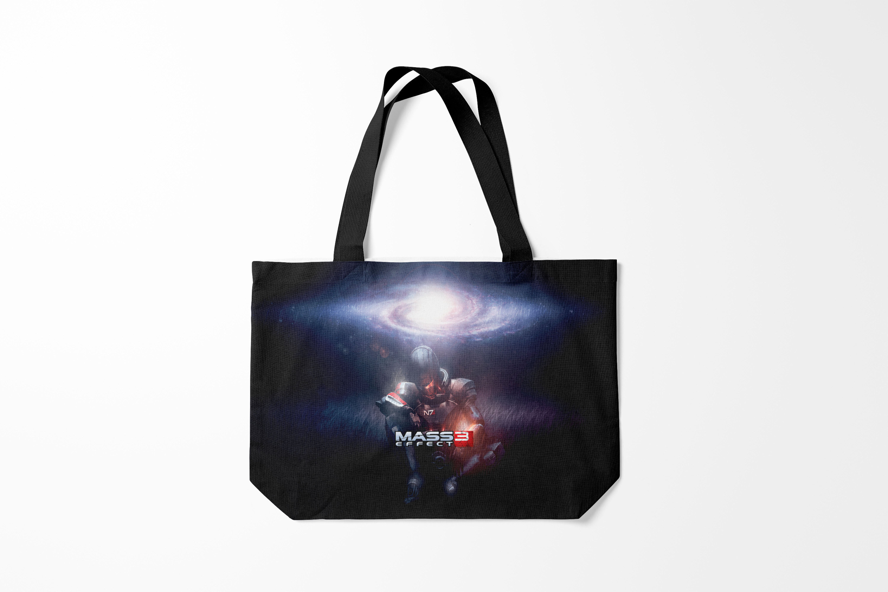

Сумка шoппер унисекс Burnettie Mass Effect, серый, Mass Effect