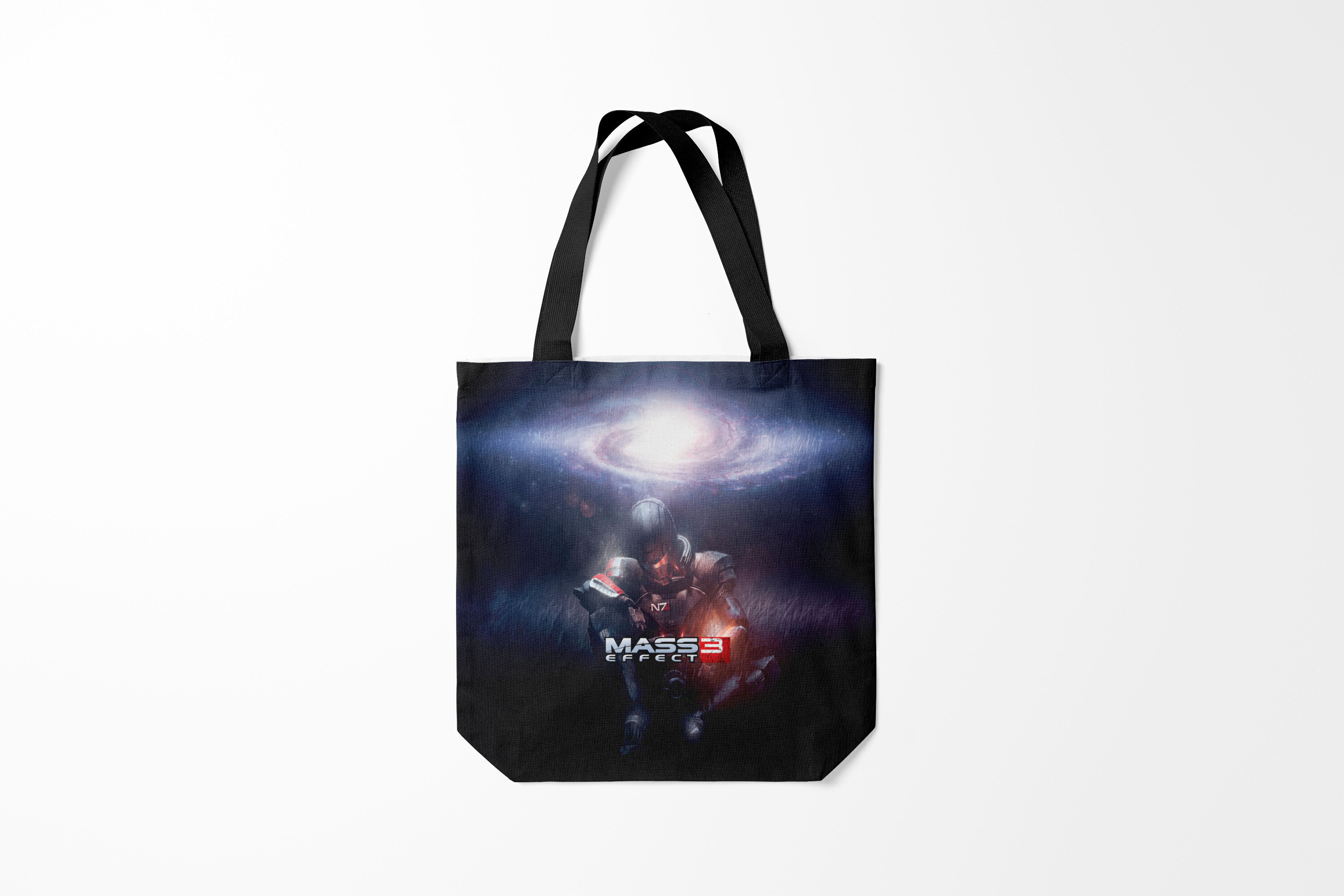 

Сумка шoппер унисекс Burnettie Mass Effect, черный, Mass Effect
