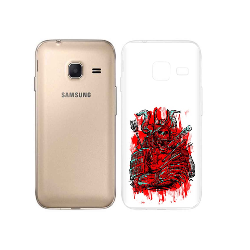 

Чехол MyPads Tocco для Samsung Galaxy J1 mini красный скелет воин (PT24300.564.413), Tocco