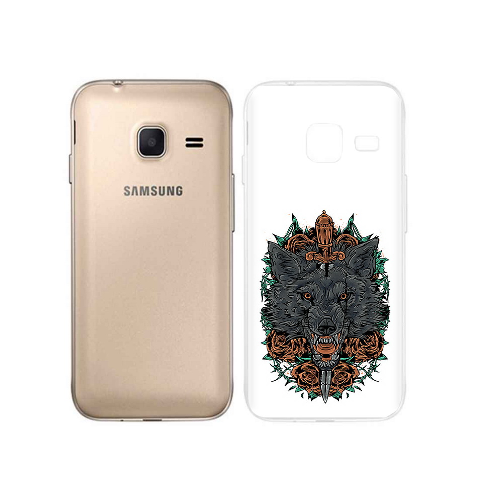 

Чехол MyPads Tocco для Samsung Galaxy J1 mini красивый злой волк (PT24300.564.409), Tocco