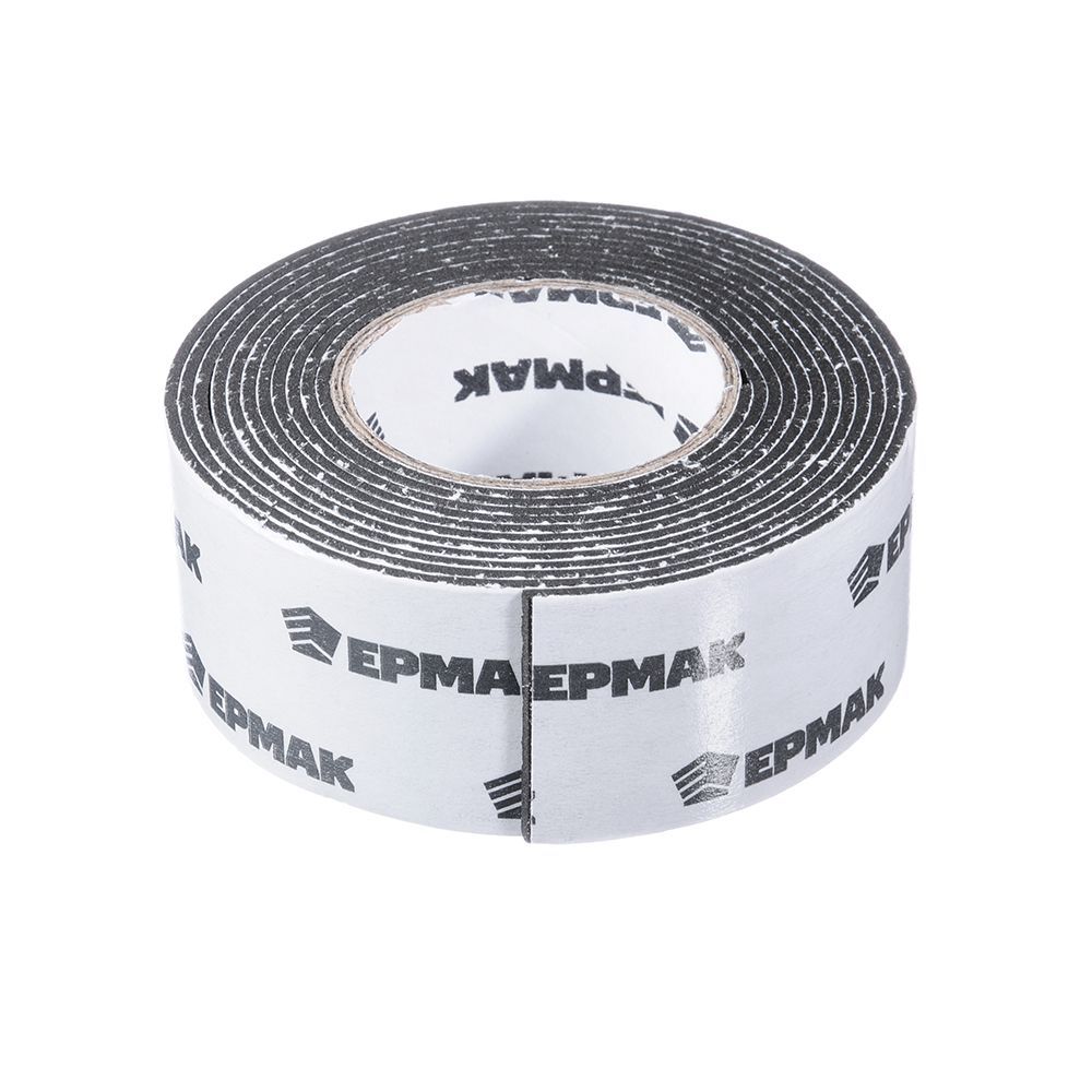 

Клейкая лента Ермак Двухсторонняя 30mm x 2m Black 472-019, 472-019