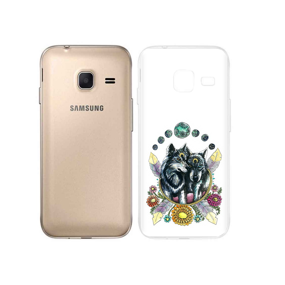 

Чехол MyPads Tocco для Samsung Galaxy J1 mini красивые волки абстракция (PT24300.564.408), Tocco