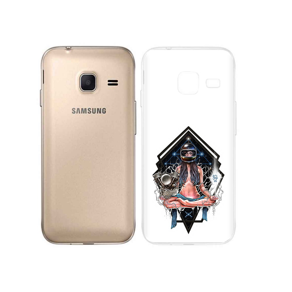 

Чехол MyPads Tocco для Samsung Galaxy J1 mini красивая девушка в шлеме (PT24300.564.406), Tocco