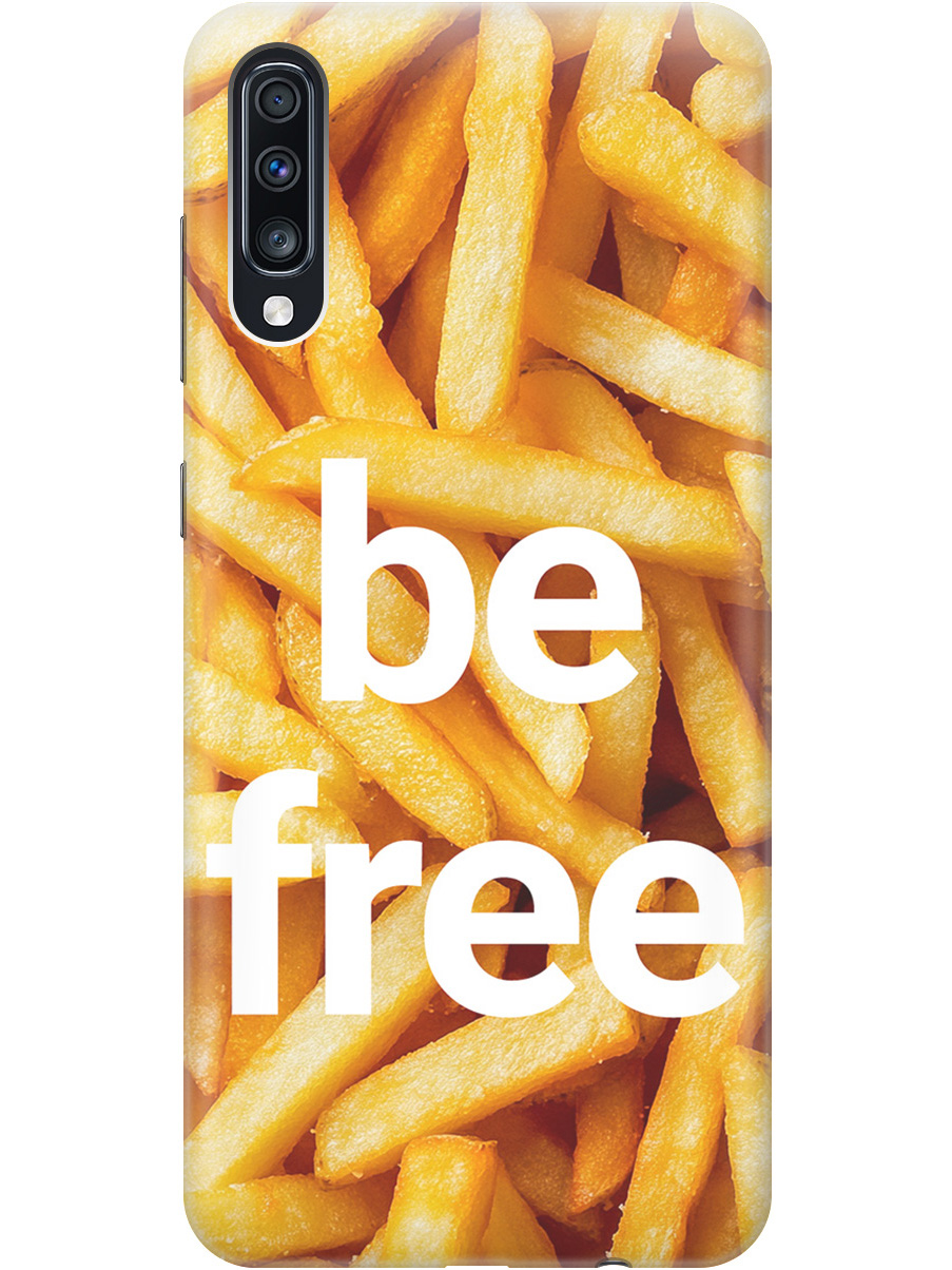 

Силиконовый чехол на Samsung Galaxy A70 / A70s с принтом "Be Free", Прозрачный;белый;желтый, 720804461