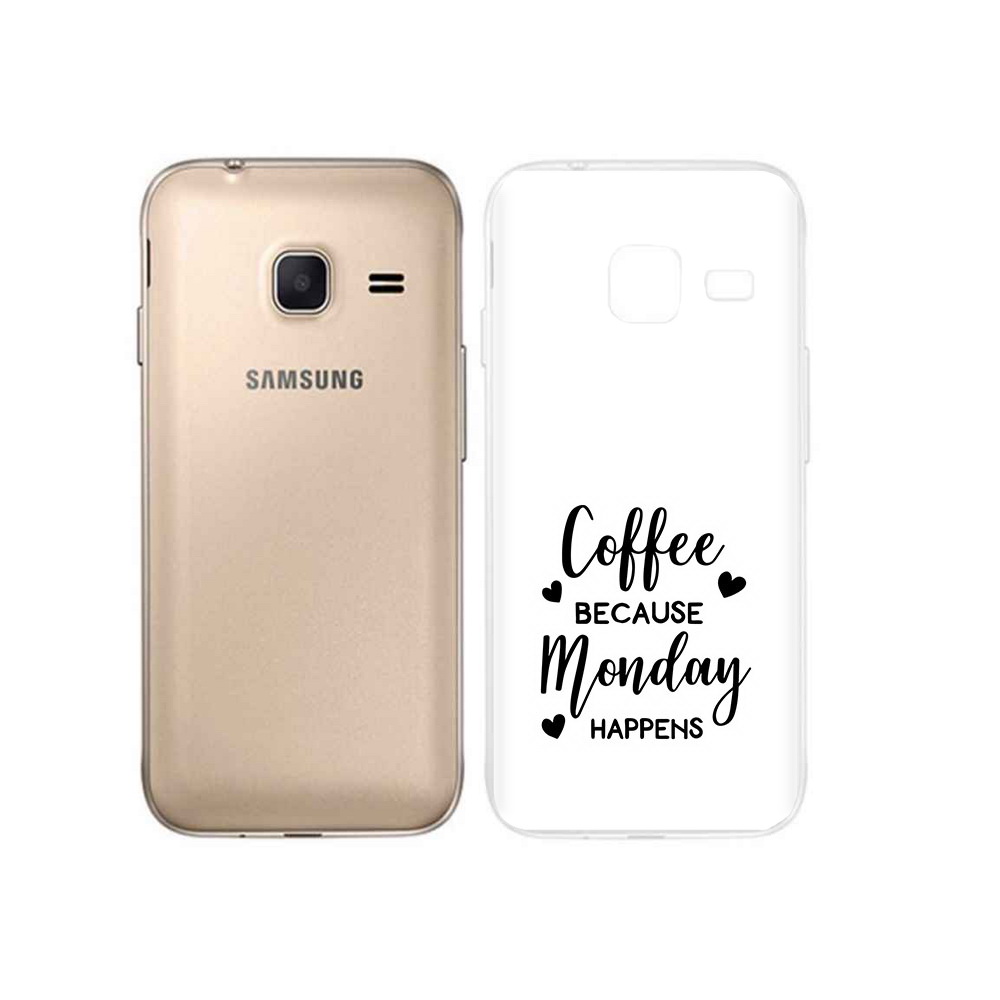 

Чехол MyPads Tocco для Samsung Galaxy J1 mini кофе и понедельник стал счастливым, Tocco