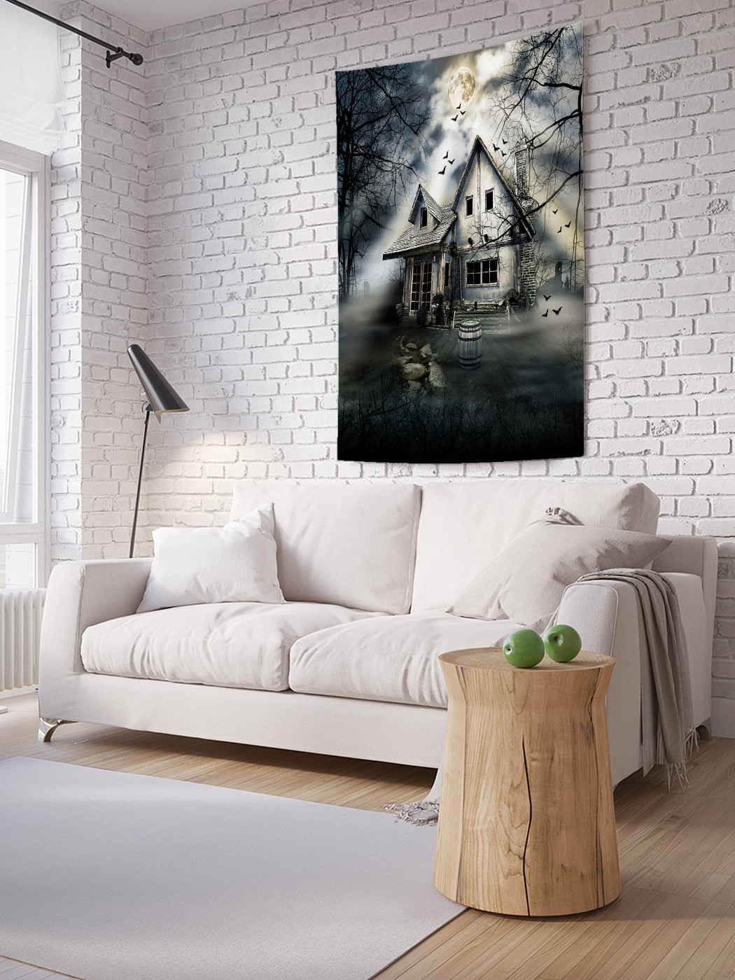 

Вертикальное фотопанно на стену JoyArty Заброшенный дом 100x150 см, Заброшенный дом