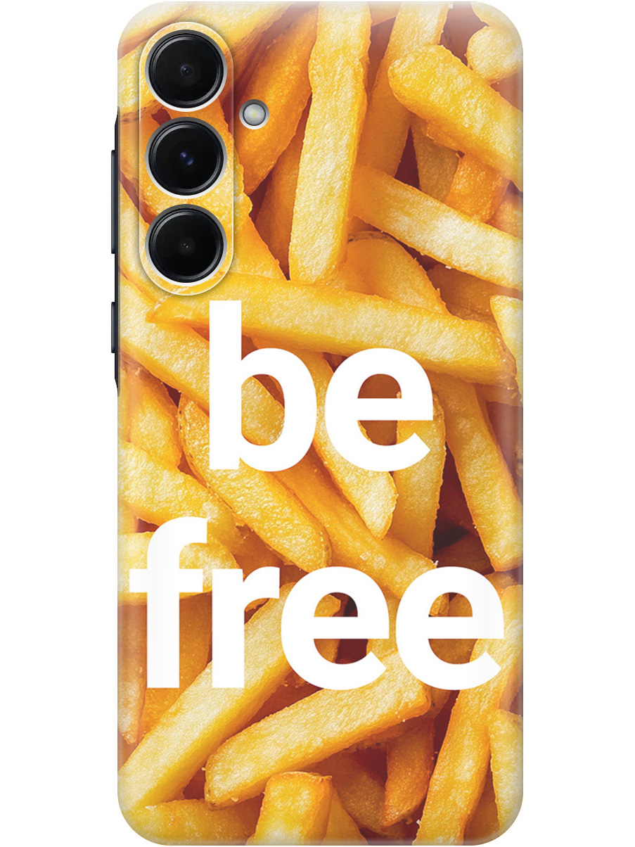 

Силиконовый чехол на Samsung Galaxy A35 с принтом "Be Free", Прозрачный;белый;желтый, 780484361