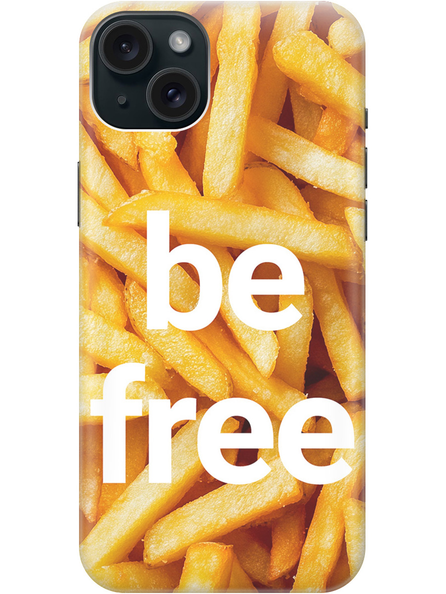 

Силиконовый чехол на Apple iPhone 15 Plus с принтом "Be Free", Прозрачный;белый;желтый, 775147961