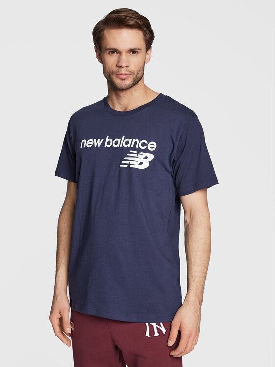 Футболка мужская New Balance 0000301564478 синяя M доставка из-за рубежа 6136₽