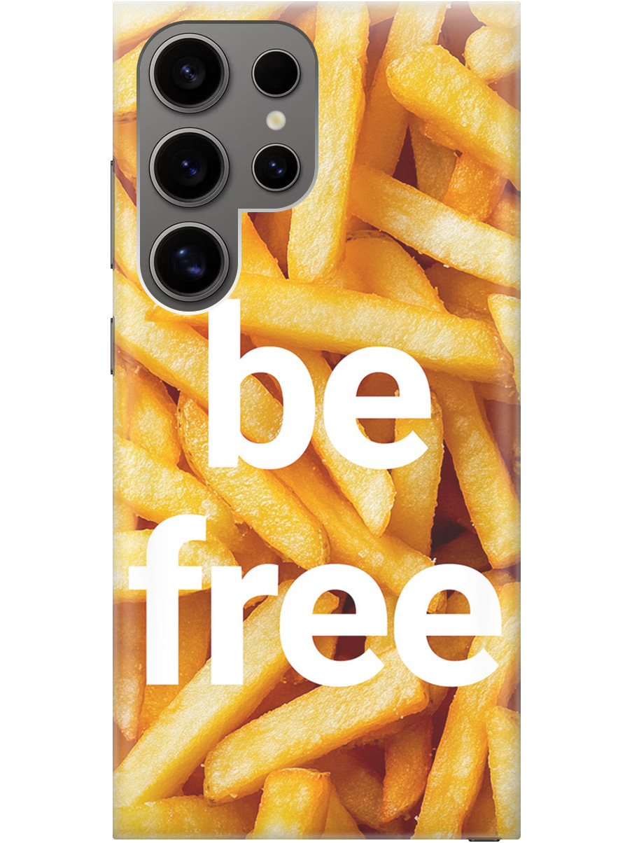 

Силиконовый чехол на Samsung Galaxy S24 Ultra с принтом "Be Free", Прозрачный;белый;желтый, 779823561