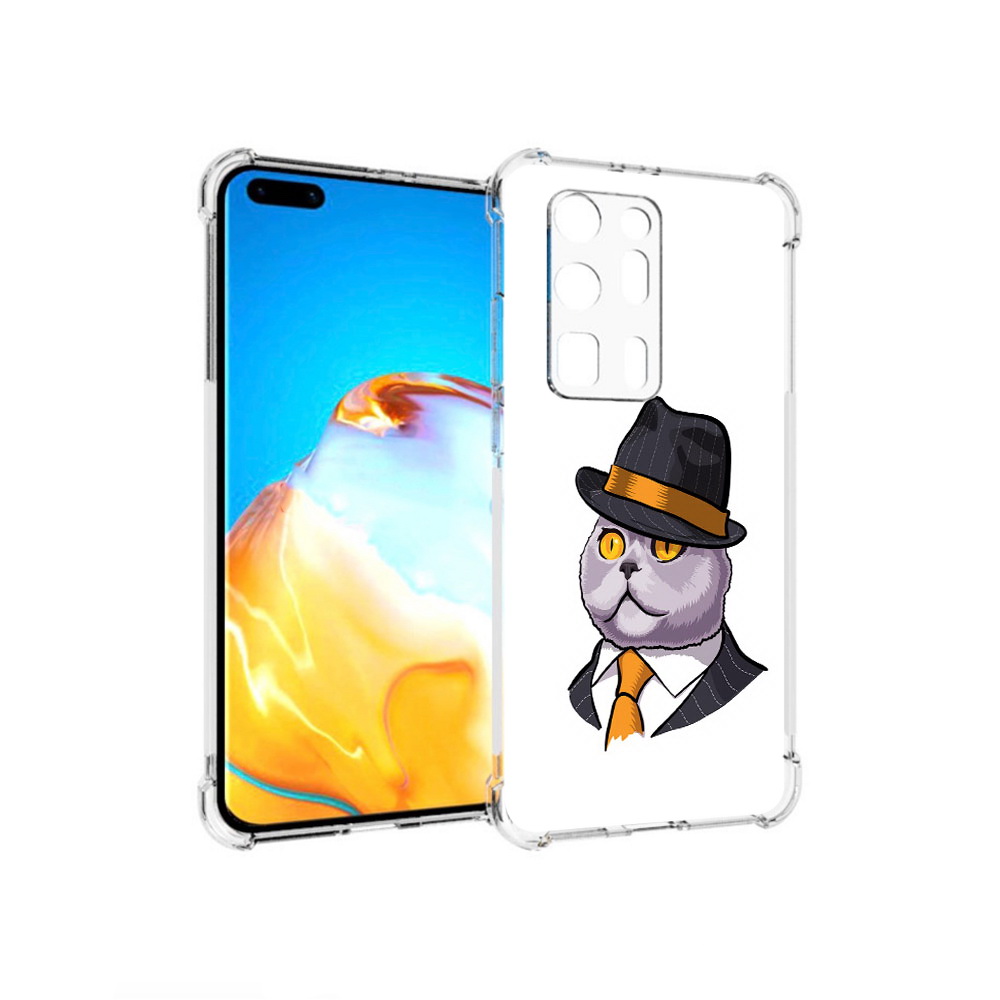 

Чехол MyPads Tocco для Huawei P40 Pro+ британец, Прозрачный, Tocco