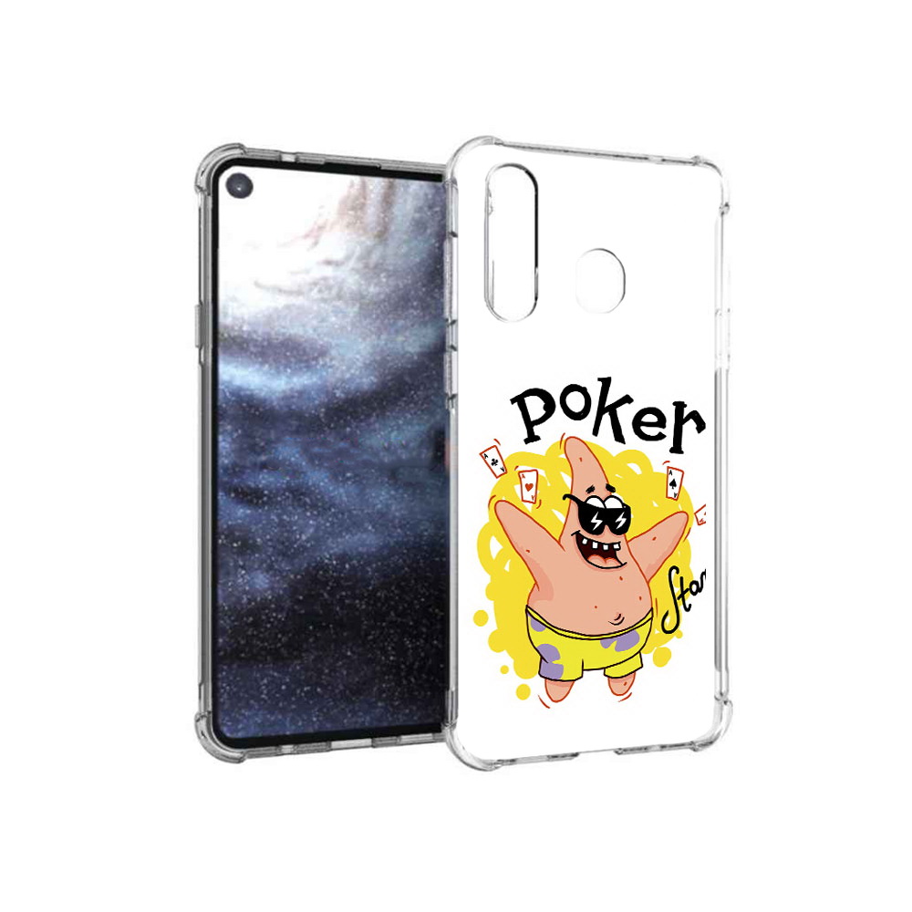 

Чехол MyPads Tocco для Samsung Galaxy A8s Патрик (PT124633.501.133), Прозрачный, Tocco