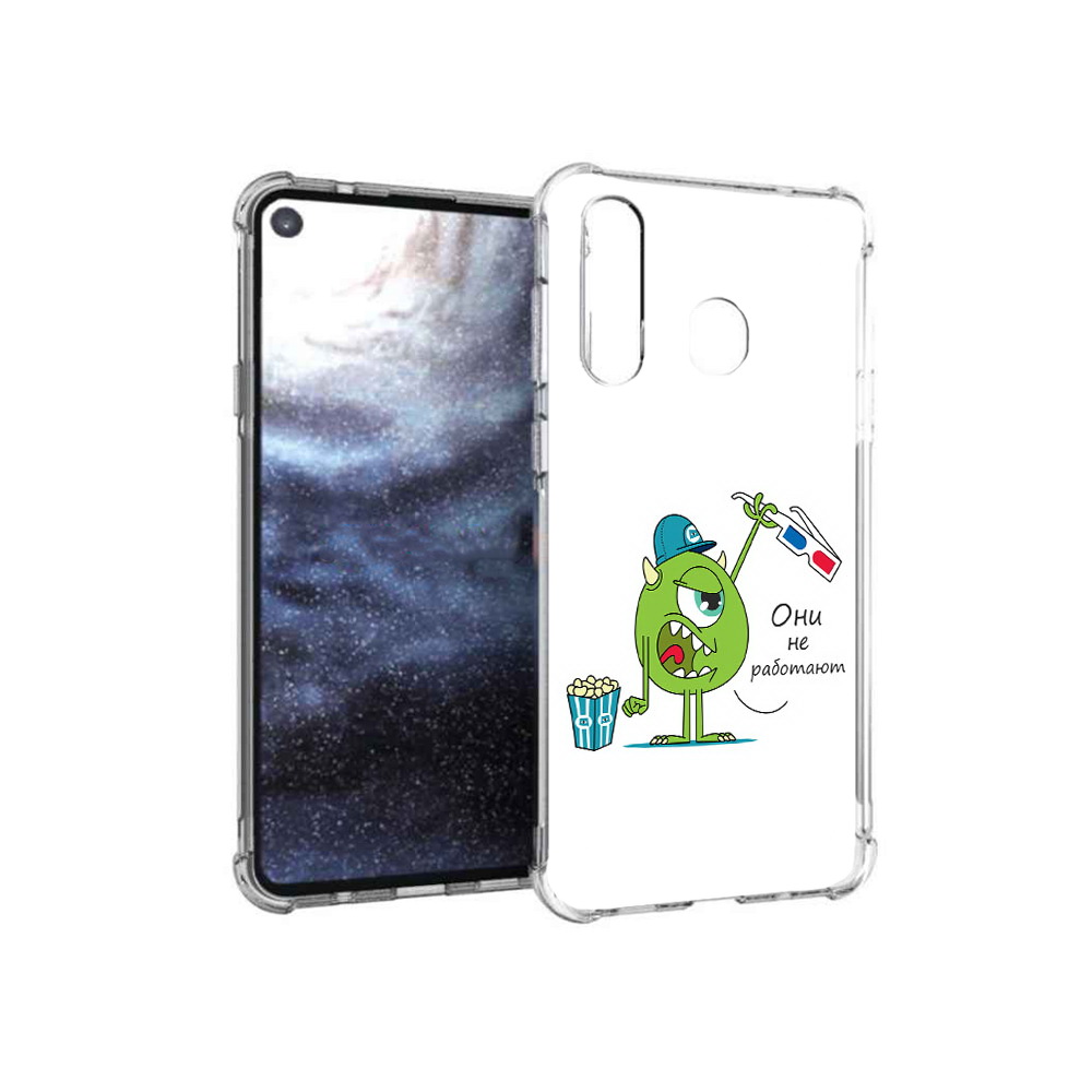 Чехол MyPads Tocco для Samsung Galaxy A8s Очки не работают (PT124633.501.129)