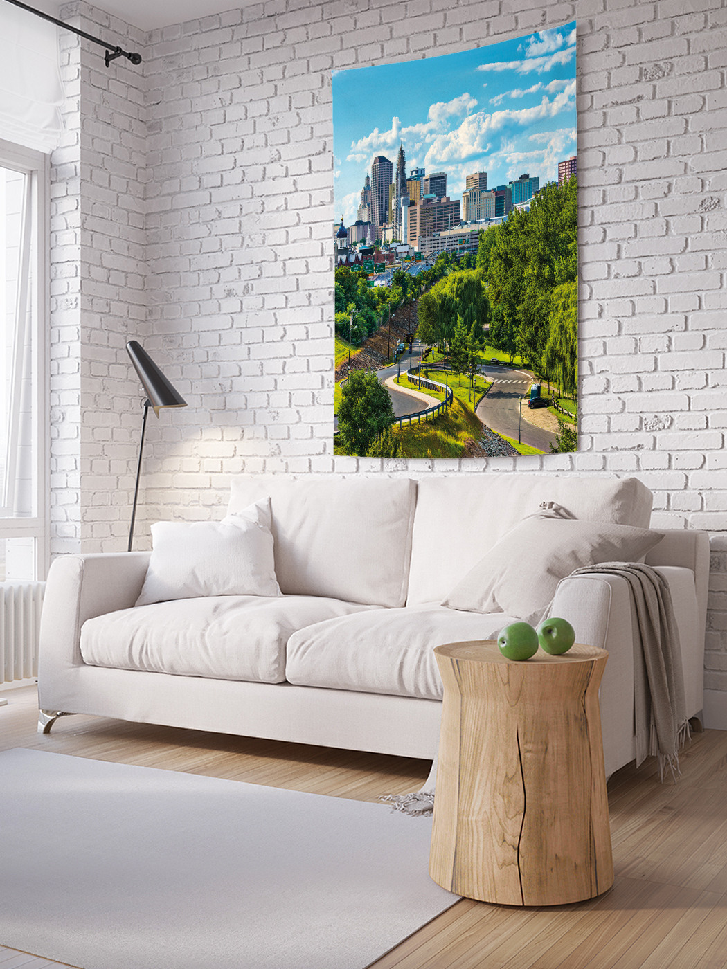

Вертикальное фотопанно на стену JoyArty Городской парк 100x150 см, Городской парк